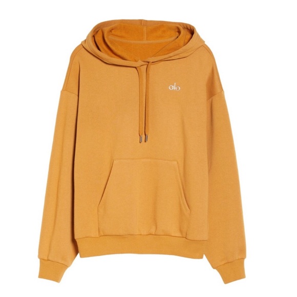Alo Yoga Accolade Hoodie Sweatshirt NWT Women's Medium Toffee - Picture 2 of 6